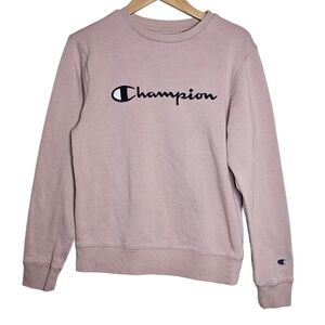 Champion Rose Pink Crewneck Sweatshirt Size Large